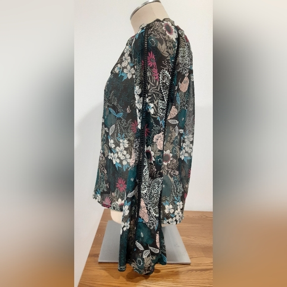 American Rag Floral Boho Top, Size S NWOT - Picture 3 of 13